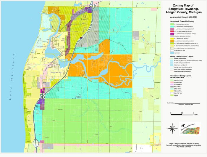 Zoning Map Saugatuck Township